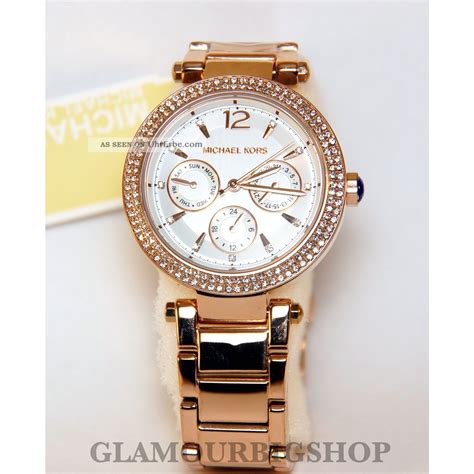 michael kors weiss rose uhr|michael kors armband.